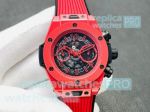 ZF Factory Hublot Big Bang Unico King Red Ceramic Bezel Rubber Strap 45MM